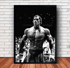 Arnold Schwarzenegger Sport Poster, Wall Art Family Bedroom Décor, Arnold Schwarzenegger Fan, Print On Paper Decor Decoration