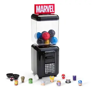 FAO Schwarz Marvel Toy Vending Machine Throwback Play Market Stand - 13pk