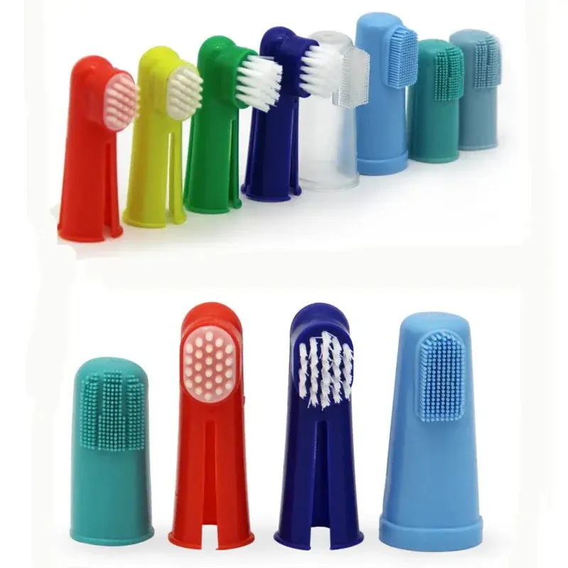 Soft Pet Finger Toothbrush - Dog Dental Cleaning Tool Soft Pet Finger Toothbrush - Dog Dental Cleaning Tool