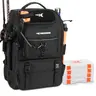 KastKing Karryall 40L Fishing Tackle Backpack with Rod Holders & 4 Tackle Boxes, Waterproof Fishing Gear Storage Bag for Camping, Hunting & Outdoor Activities