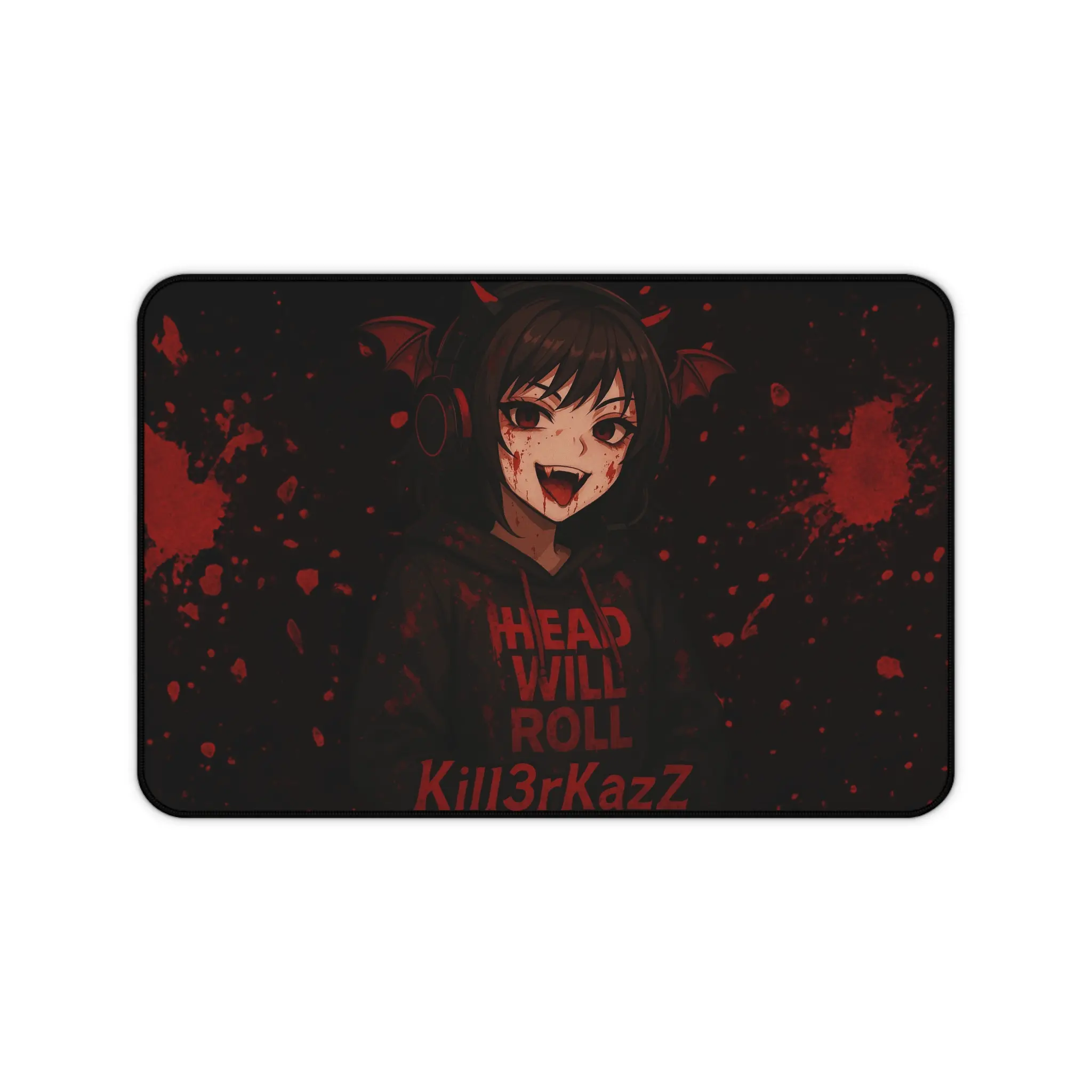 Kill3rKaZZ Desk Mat | Gothic Blood Splash