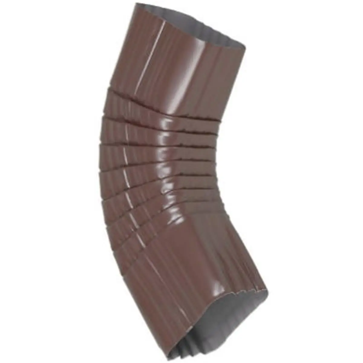 Amerimax Home Products Style B Aluminum Gutter Side Elbow, 3x4 in. Downspout Pipe Fitting, 75-Degree Angle, Brown, Sailing Water Sports Gutter Pipe Fitting, Pipe Fittings