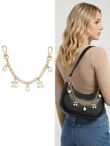 Pearl Cherry Bag Chain Extender Metal Purse Strap Replacement Underarm Bag Charm Decorative Hardware Accessories