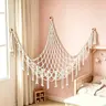Plush Toy and Stuffed Animals Hammock Net for Bedroom Nursery, 60in Boho Stuffed Animal Wall Corner Hanging Net Practical Cotton Organiser, Home Wall Decoration