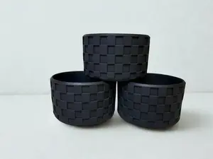 Checkered tumbler boot  Drinkware Silicone