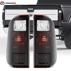 Pair Smoked Tail Lights For Ford F-250 F-350 F-450 F-550 Super Duty 2008-2016