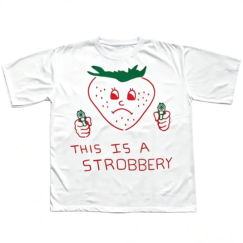 This is Strobbery Funny T-shirt, Retro Strawberry Shirt, Vintage Graphic Tee, Ironic Food Tees , Weird Shirts