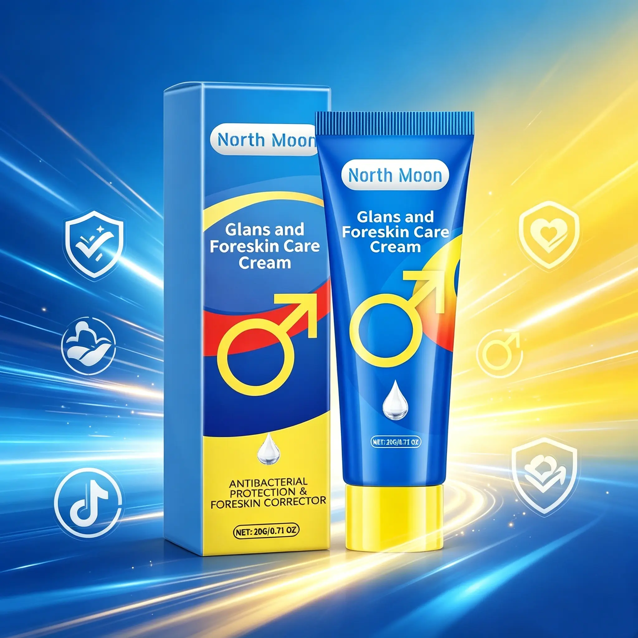 Gentle Hydrating Corrector Gel, Men's Care Cream- Soothing Moisture & Soothing Moisture & Skin Barrier Repair Gel