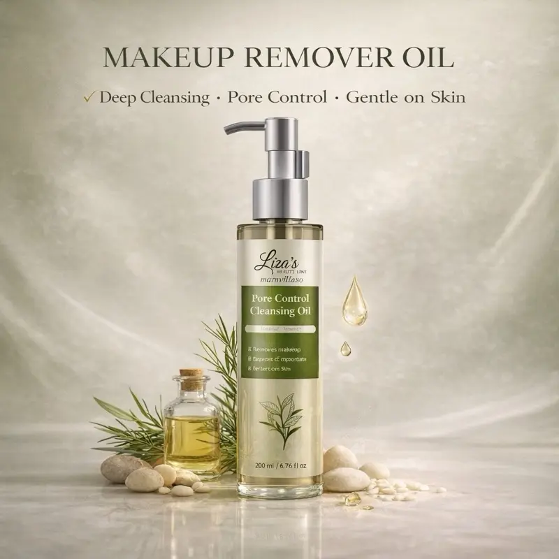 1370- Liza’s Beauty Line Pore Control Cleansing Oil for Deep Cleansing & Gentle Skin Care 200ml