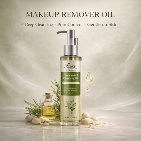 1370- Liza’s Beauty Line Pore Control Cleansing Oil for Deep Cleansing & Gentle Skin Care 200ml