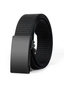 Men's belts and canvas buckle automatically when they breathe, so it will work. Leisure boys and young jeans take military training outdoors. Casual Web Belt