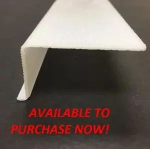 F-0669-24: GE Under Cabinet Replacement Light Cover - Model #16687 - 24" (23.875"×1.75"×1.0")