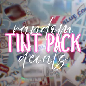 Sticker Pack for Truck or Car - Tint Strip Decal Pack with Mixed Designs & Colors - Pre-Packaged Variety Pack