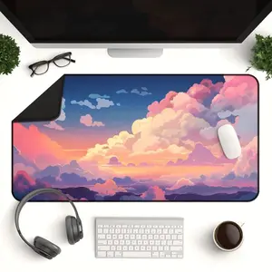 Cloud Desk Mat - Cute Large Mouse Pad for Gaming & Office Setup