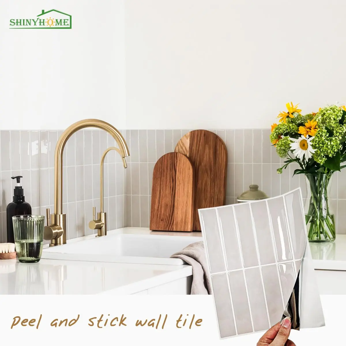 Self-adhesive Wall Tile Sticker, Universal Waterproof Wall Tile Sticker, Heat Resistant Peel and Stick Kitchen Backsplash, Home Decor, Self Adhesive Tiles, Waterproof Wall Decal, Tile Wall Decals