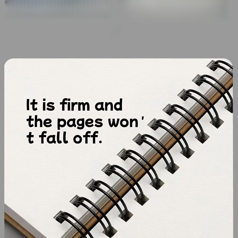 8K thick black art sketchbook - A4 size, party gift art paper drawing board, perfect for sketching and painting, sketching tool, suitable for party gifts, Christmas gifts