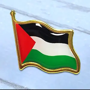 Palestine Flag Pin Badge - National Emblem Accessory