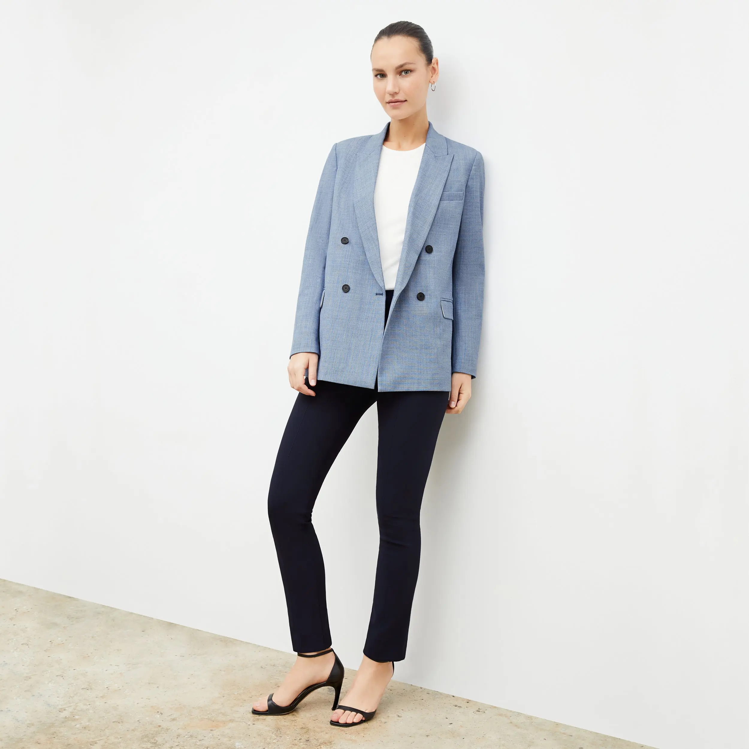 Foster Cigarette Pant - PowerStretch :: Dark Navy