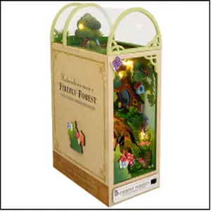 DIY Book Nook Miniature House Kit - Ancient Strange Beast Forest 3D Wooden Puzzle