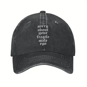 Humorous Feminist Baseball Cap - Snapback Hat with Quote, Suitable for Teenagers and Adults, Casual Style, Casual Headwear|Fashion Snap Button|Baseball cap, baseball cap