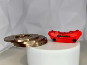 Brembo Coaster Set | Caliper Coasters | Disc Coaster | Car lovers | Car guys | Car Girls Coffee Table Mat Woodcoasters