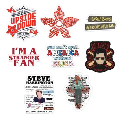 Paladone Stranger Things Gadget Decals, 4 Sheets, Waterproof and Repositionable Vinyl Sticker Clings Paladone Stranger Things Gadget Decals, 4 Sheets, Waterproof and Repositionable Vinyl Sticker Clings