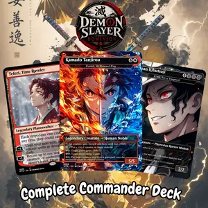 Demon Slayer Dominion – Tanjiro’s Breathing Legacy | MTG Proxy Commander Deck (100 Cards + Tokens) ️
