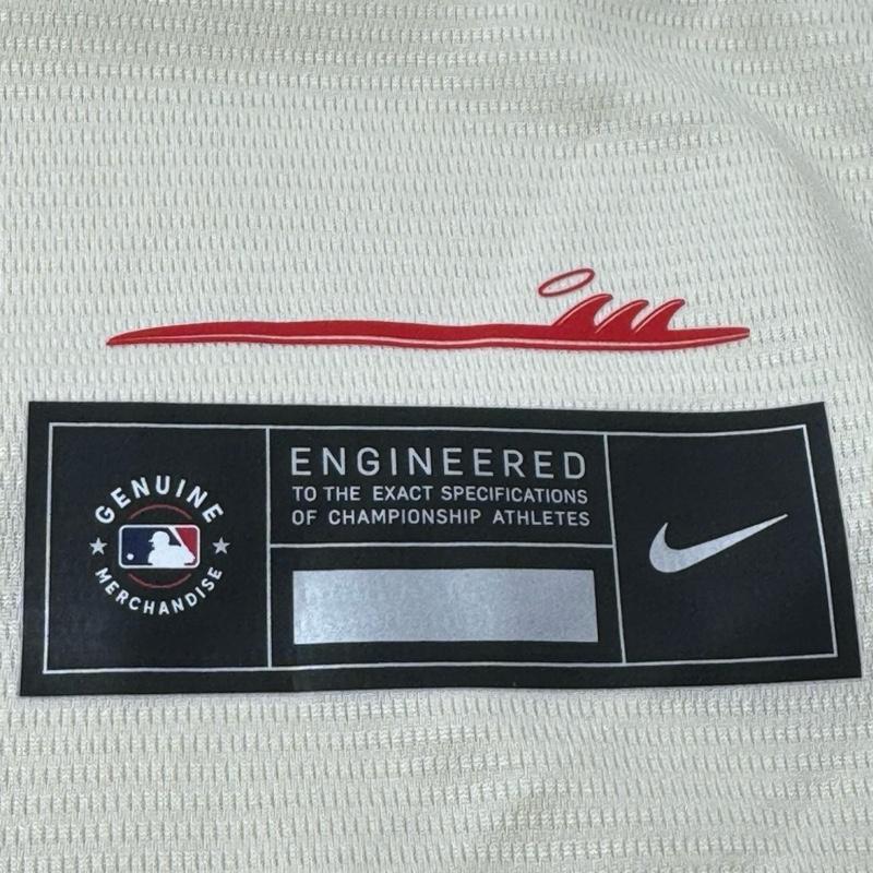 Fanatics under wraps, autographed, Shohei Ohtani Angels city edition Jersey duel authenticated