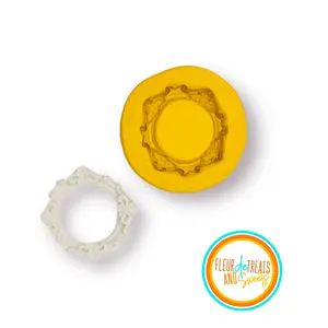 LUXURY & SPLENDOR FONDANT FOOD SAFE SILICONE MOLD FOR CUPCAKES/TREATS Border Mold