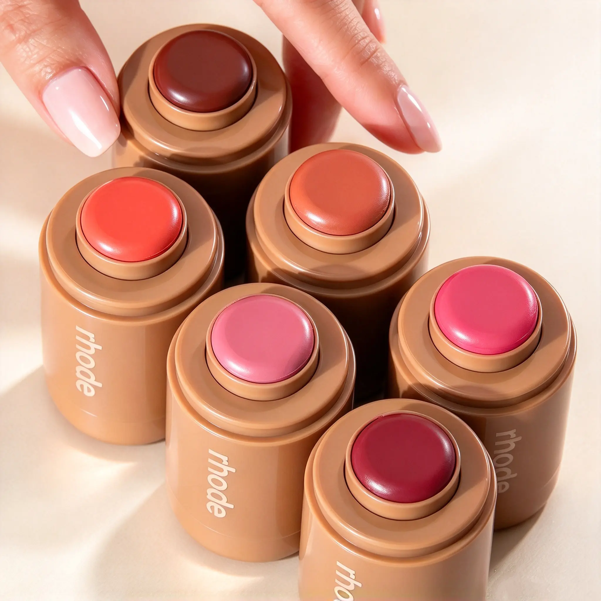 Multi-Use Cream Blush Stick, Lip & Cheek Dewy Natural Tint for Face Multi-Use Cream Blush Stick, Lip & Cheek Dewy Natural Tint for Face