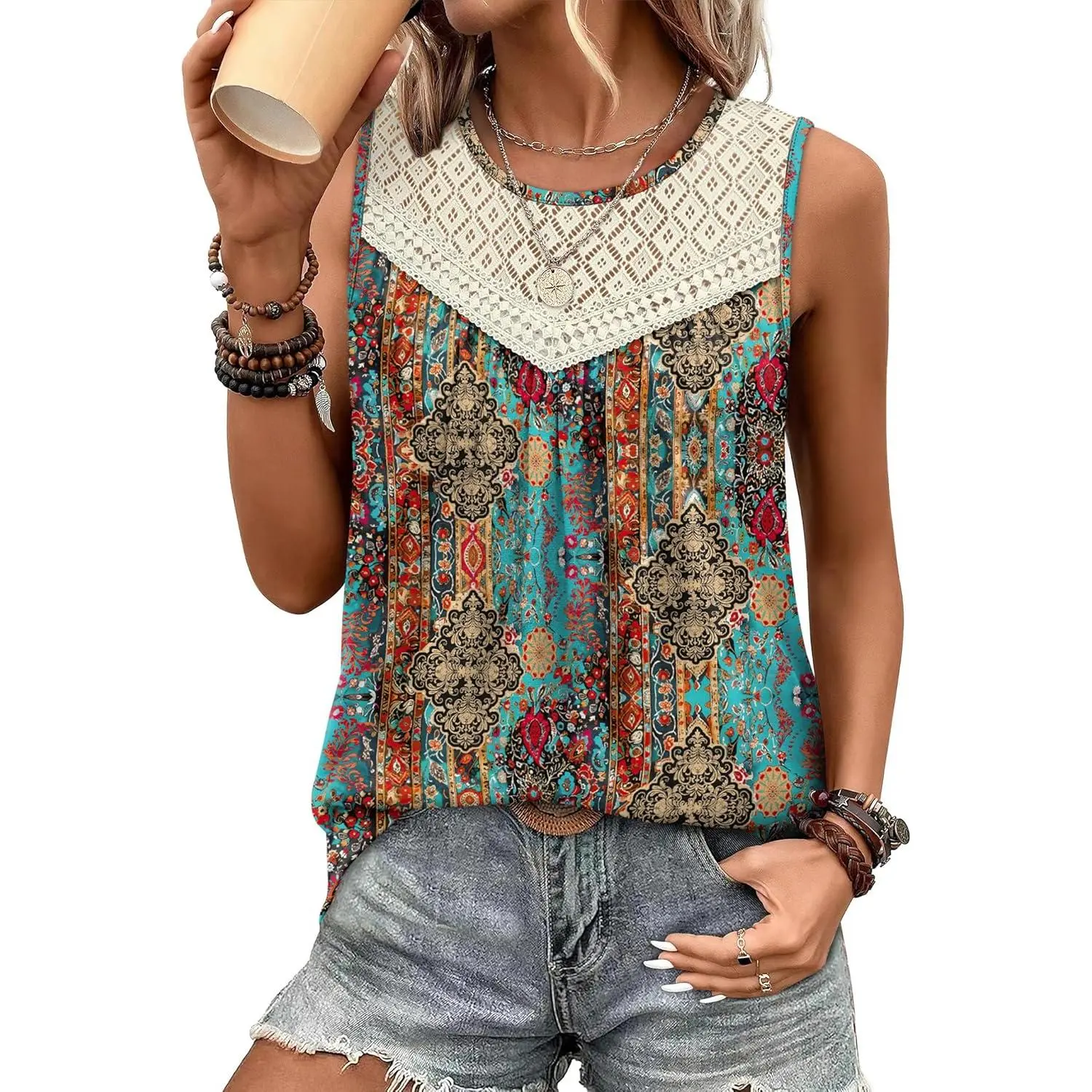 Patterned-boho Print