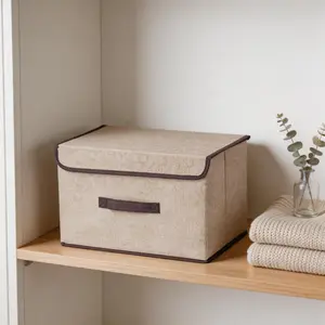 Household non-woven storage box, foldable large-capacity storage, clothes storage box, fabric storage box sorting box.