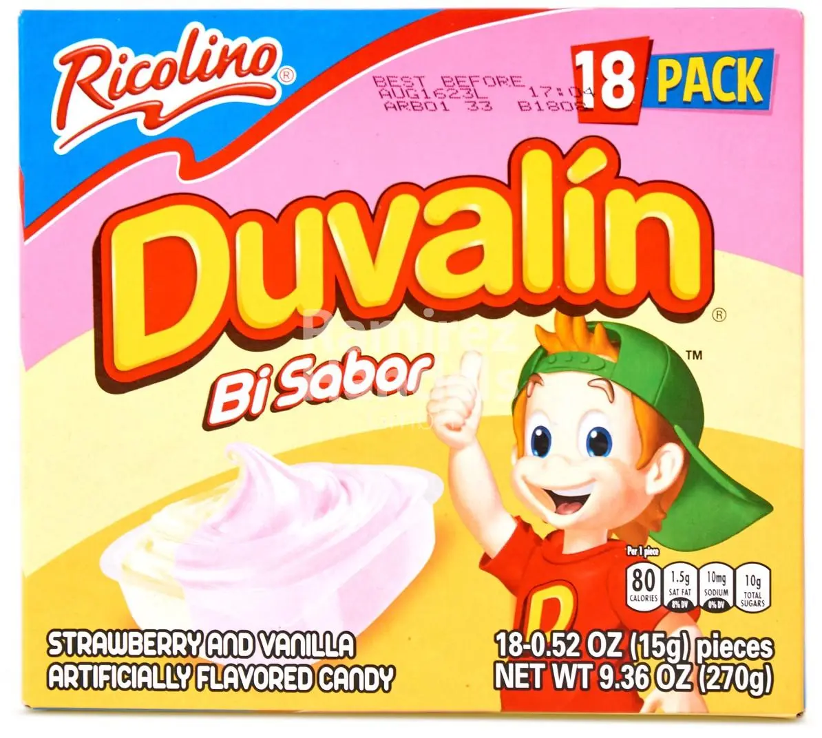 Duvalin Bisabro 18ct Strawberry and Vanilla Snack