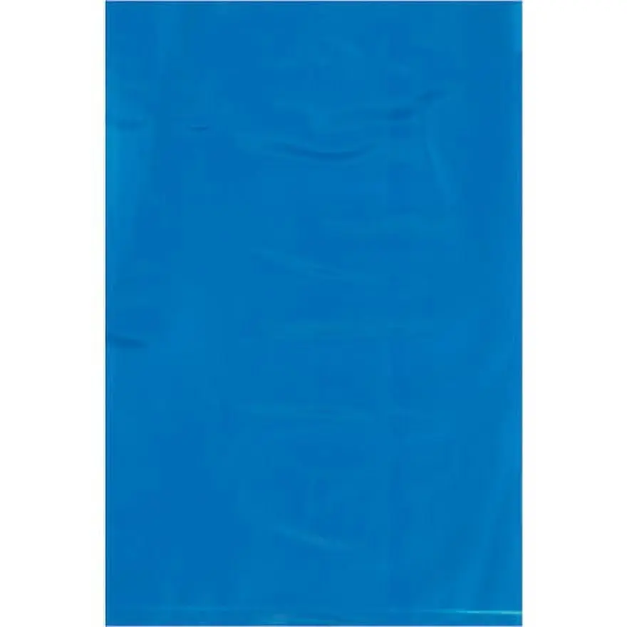 Box Partners PB440BL 6 x 9 in. 2 Mil Blue Flat Poly Bags - Pack of 1000