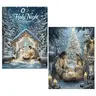 Christian 2-Pack Diamond Dots Acrylic Nativity Scene DIY Mosaic Kits, Birth of Jesus Religious Needlework Craft for Adults Beginners, 12x16 inches Home Decor to Create Unique Mosaic Designs & Enhance Home Decor