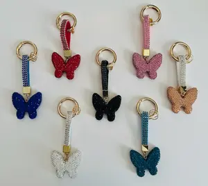 Bling Butterfly Keychain