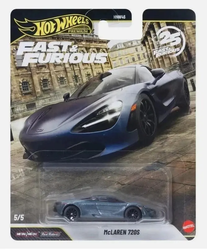 Hot Wheels Premium 2026 Fast Furious 25th Anniversary McLaren 720S 1:64 Scale