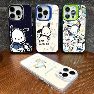 Pochacco Phone Case for iphone 17 Air 16 15 14 13 11 12 Pro Max Xr X Xs 8 7 Plus Color Silver Cover