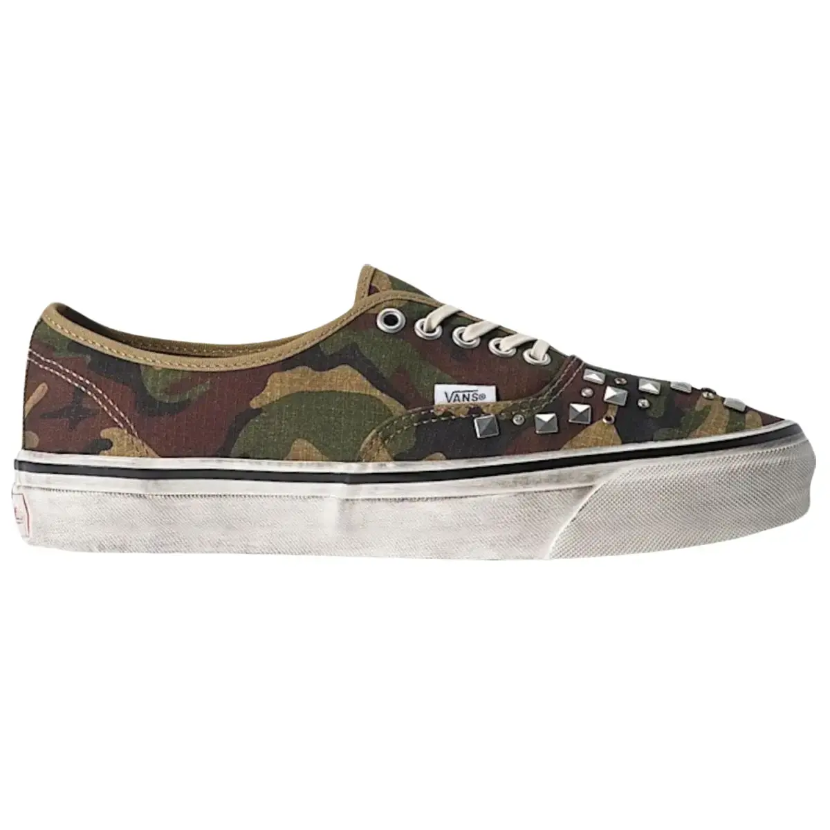 Vans Premium Authentic Woodland Camo Green Men's Fashion Shoes New