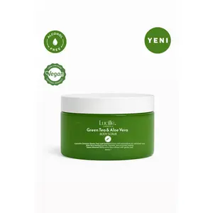 Green Tea and Aloe Vera Flavored Sugary Body Scrub