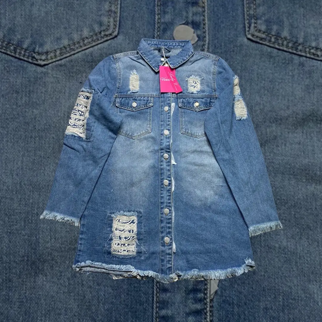 Bandana Denim Jacket