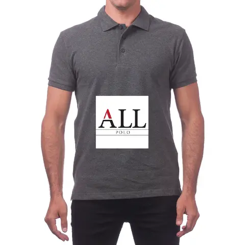 ALL POLO Men's Classic Pique Polo T Shirts 3 Button Regular Fit Solid Short Sleeve Polo Shirt Plain Collard Tee Golf Shirt Casual Fabric Menswear Top