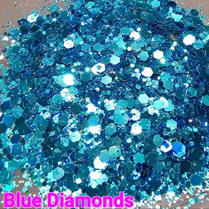 Blue Diamond Glitter