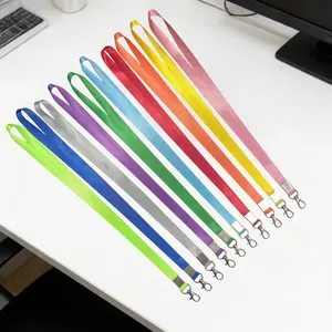 3/5/10PCS Premium Colorful Lanyards with Sturdy Metal Clip | Bulk Event & Staff ID Holders | Versatile Neck Straps for Keys & Name Tags