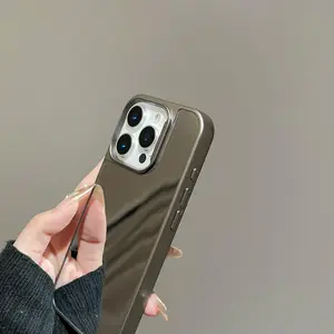 Mirror Phone Case, Full Body Shockproof Phone Protective Cover, Phone Accessories Compatible with iPhone 11 12 13 14 15 Pro Max, Protection