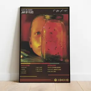 Alice In Chains Jar Of Flies Music Album Digital Print Music Print Vintage Poster Album Cover Poster Wall Art Gifts For Him
