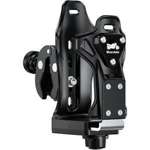 Extra Large Motorcycle ATV Cup Holder, Adjustable Drink Holder for 1.9 – 3.6" Water Bottle,  Universal Anti Theft Bike Bottle Cage Handlebar for Bicycle, Stroller, Scooter, Wheelchair, Boat