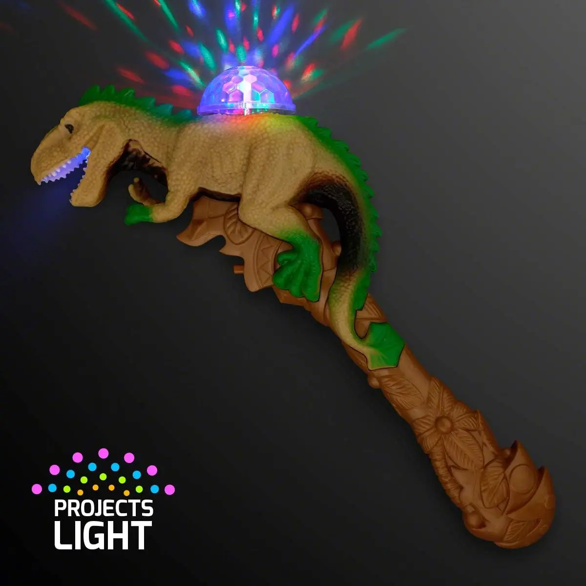 Deluxe Dinosaur Projecting LED Light Up Wand