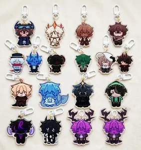 Unstable Universe MCYT Yt Translucent Acrylic Keychain, Kawaii Chibi Character Keychain | Cute Cartoon OC Gift for Friends, Perfect Gift Idea