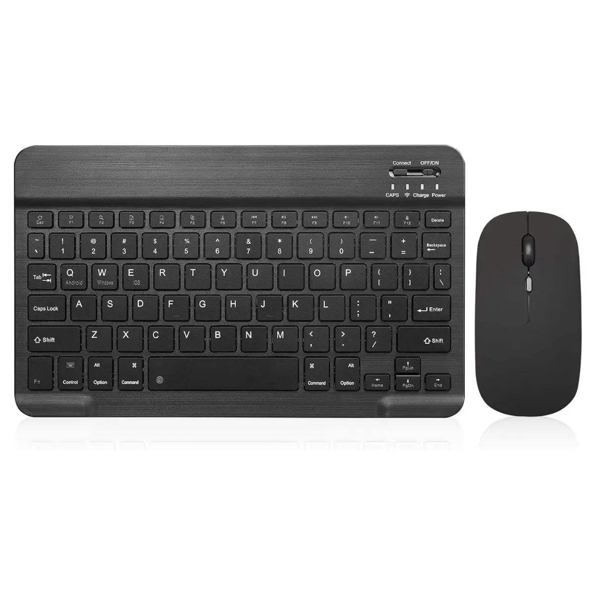 Slim Wireless Keyboard with Mouse For iPad/Samsung/Android Tablet, Bluetooth Keyboard, Small Travel Keyboard and Mouse for Tablet,